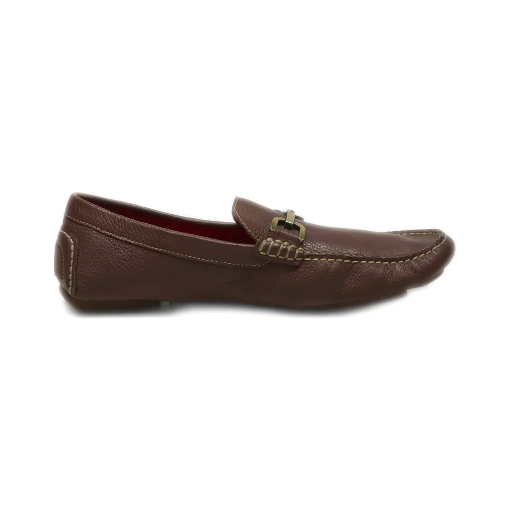 Donald J Pliner Loafers Leather Brown Colour For Men