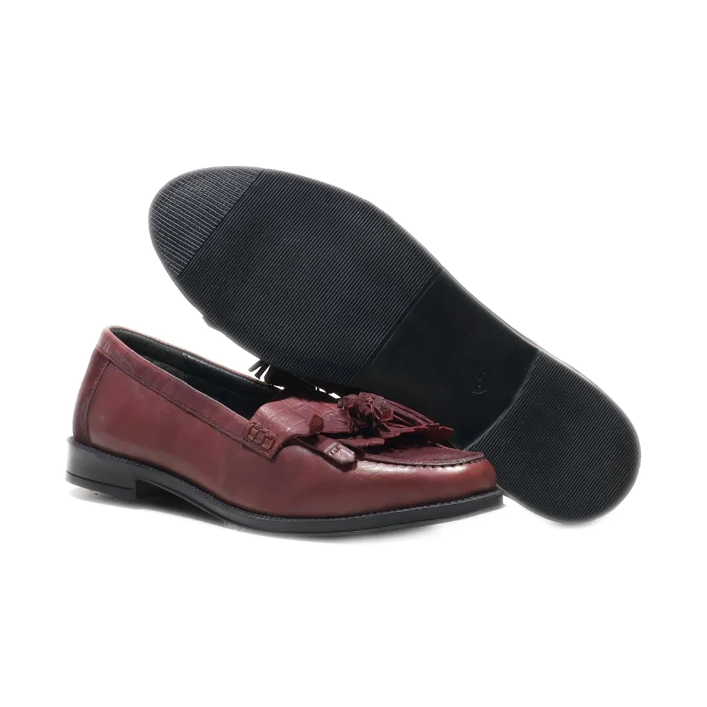 Dorothy Perkins Loafers Leather Brown Colour For Women