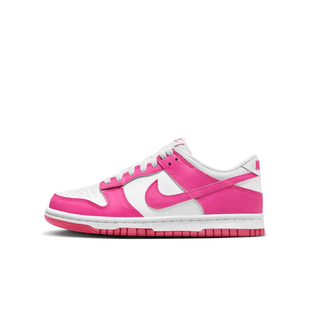 Dunk Low GS 'White Laser Fuchsia'