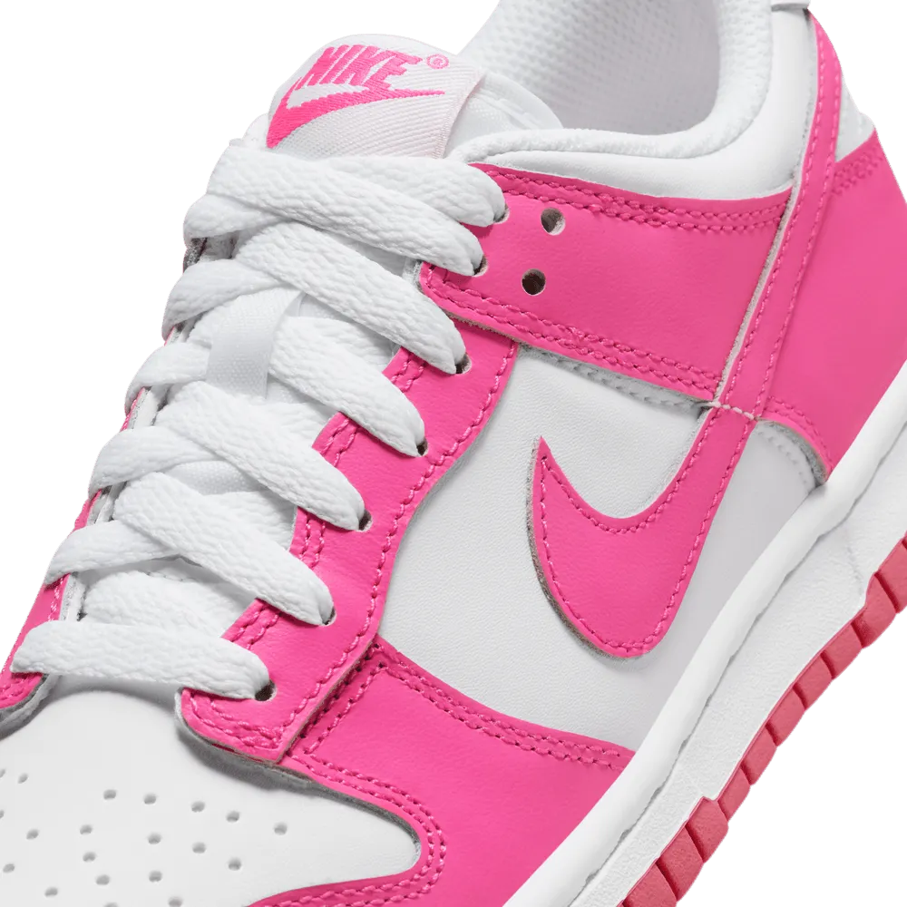 Dunk Low GS 'White Laser Fuchsia'