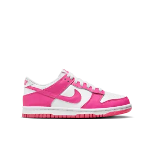 Dunk Low GS 'White Laser Fuchsia'