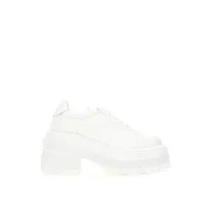 Elevate Your Sneaker Game - Casadei White Leather Kicks