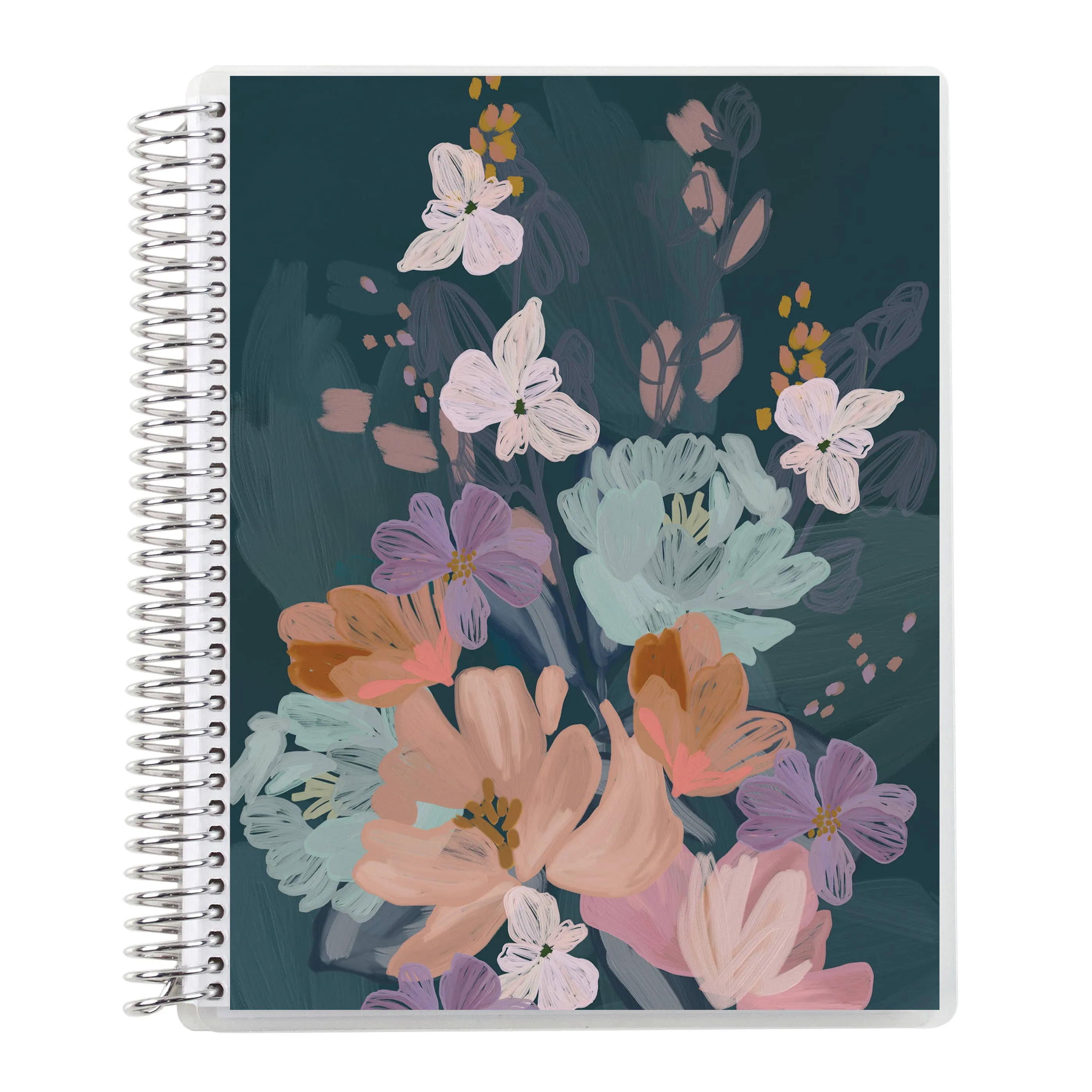 Erin Condren 7x9 Bold Blooms Coiled Notebook - Lined