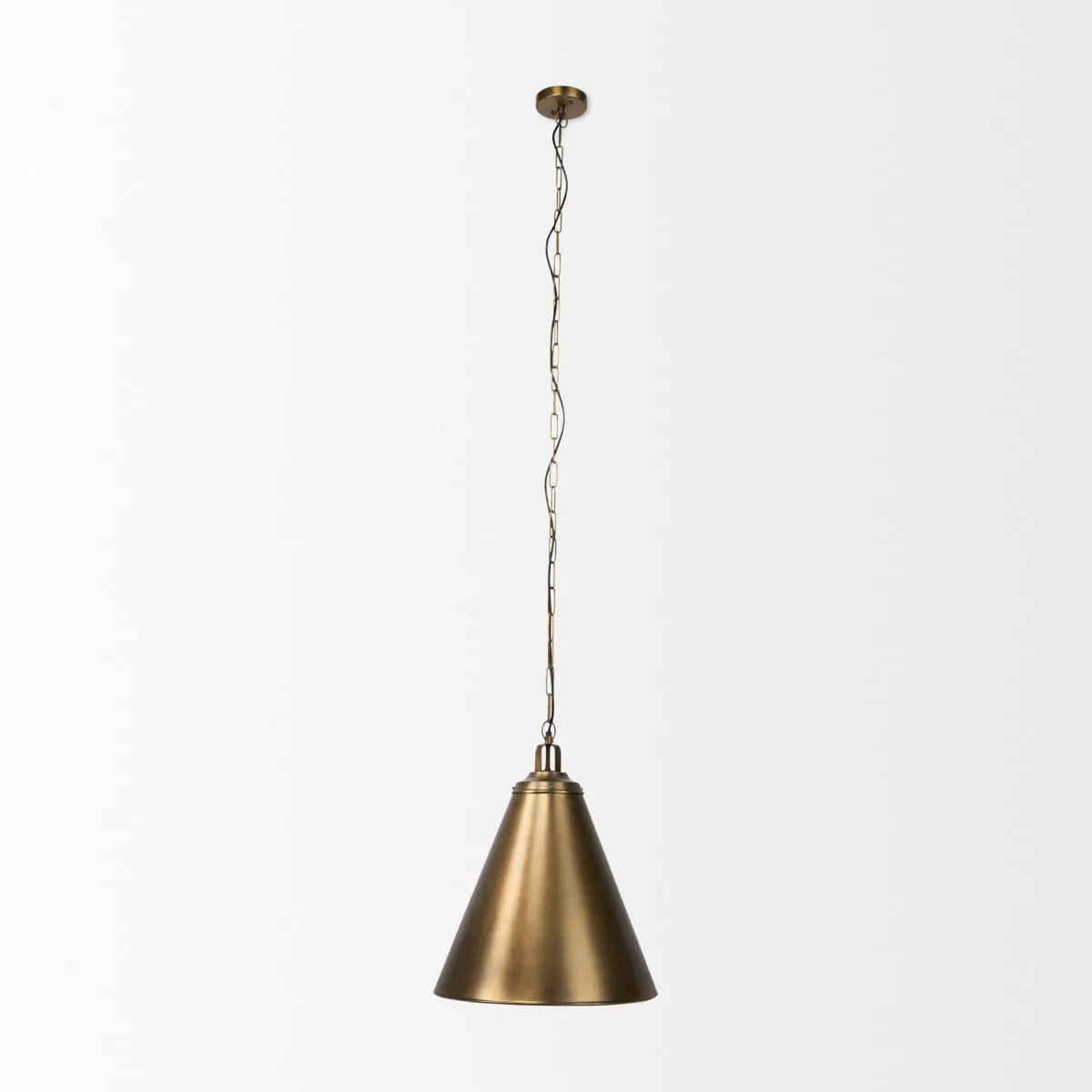 Fenton Pendant Light Gold Shade | Gold Metal