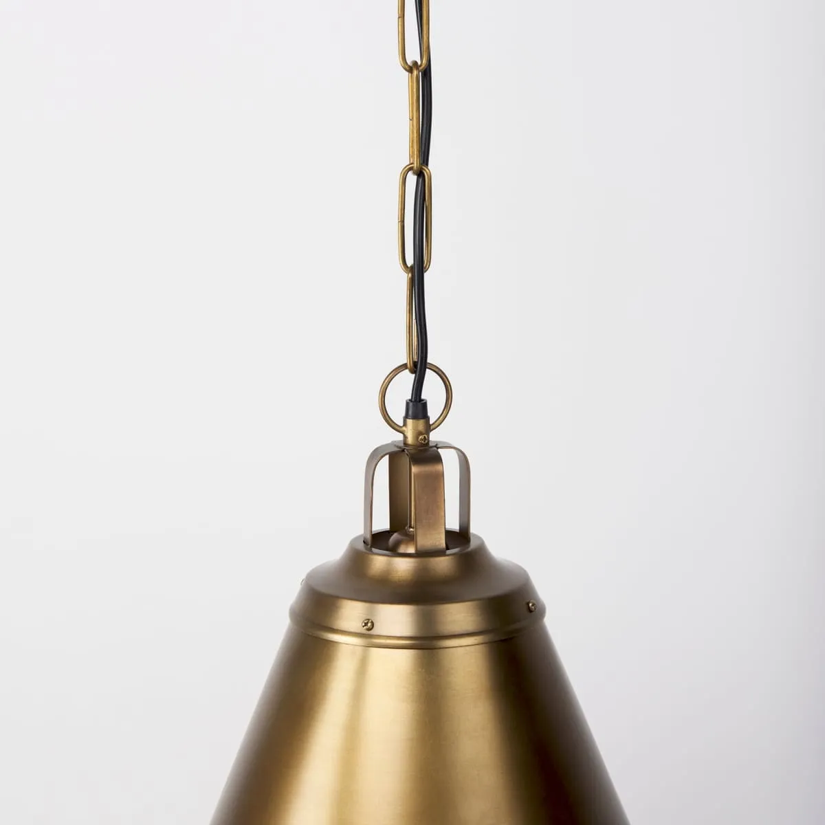 Fenton Pendant Light Gold Shade | Gold Metal