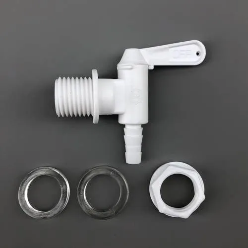 Fermenter Tap - Adjustable spout with bulkhead (24mm hole)