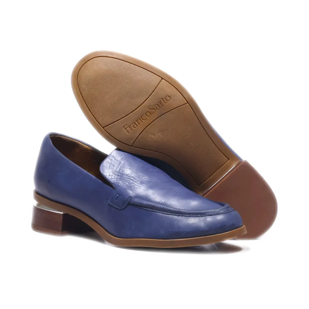 Franco Sarto New Bocca Loafers Leather Blue Colour For Women