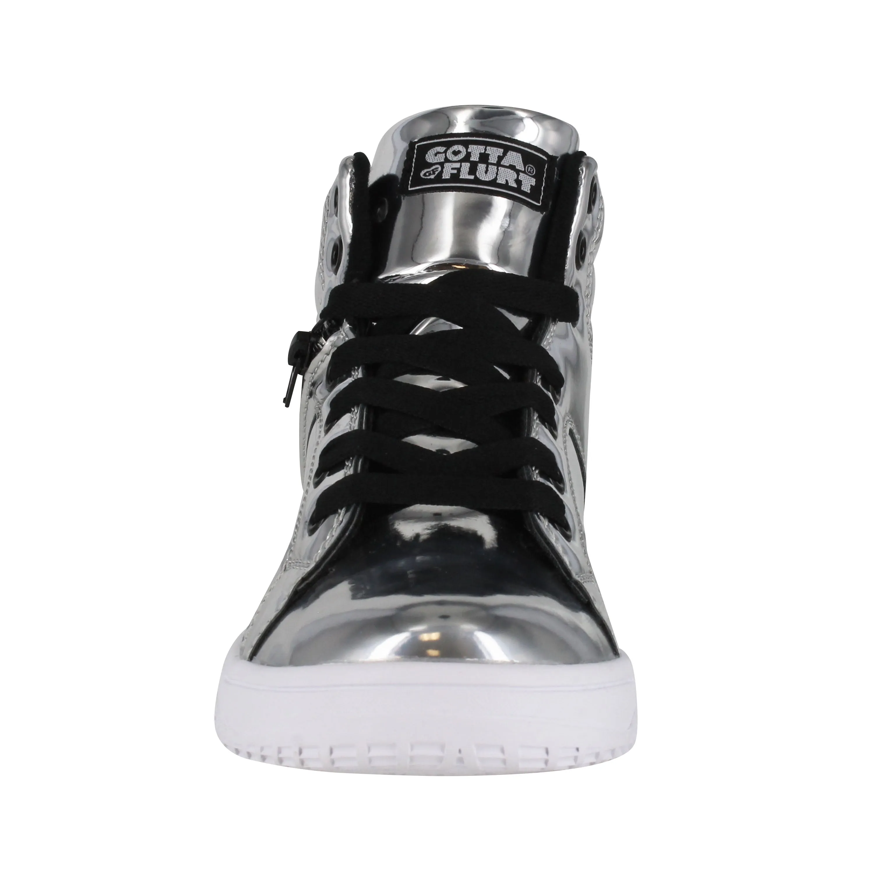 Gotta Flurt Women's Gamma II Silver Hip Hop Fashion Sneaker