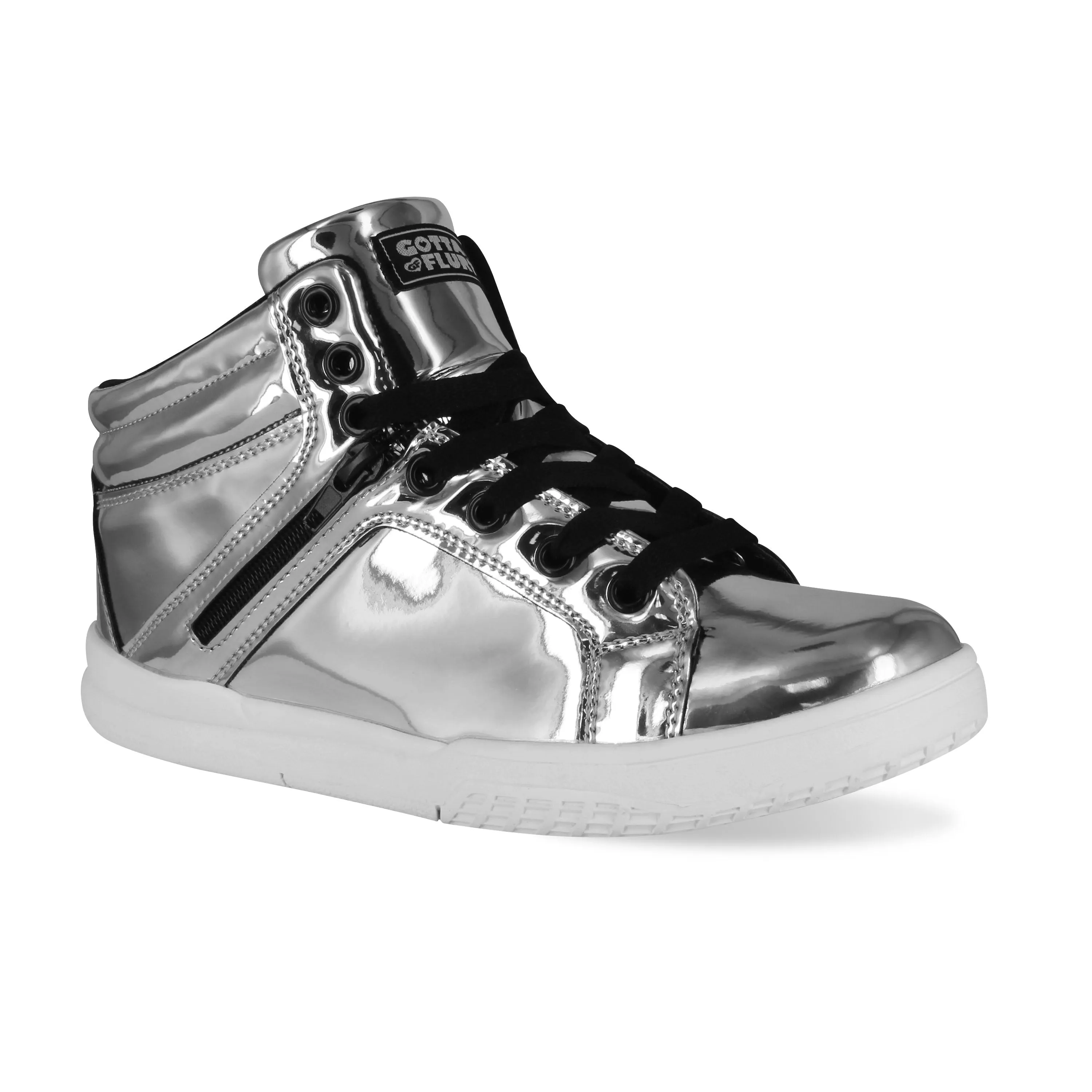 Gotta Flurt Women's Gamma II Silver Hip Hop Fashion Sneaker