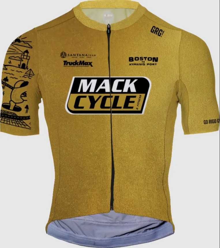 GRG Hyannis Port Gold KM100 Cycling Jersey