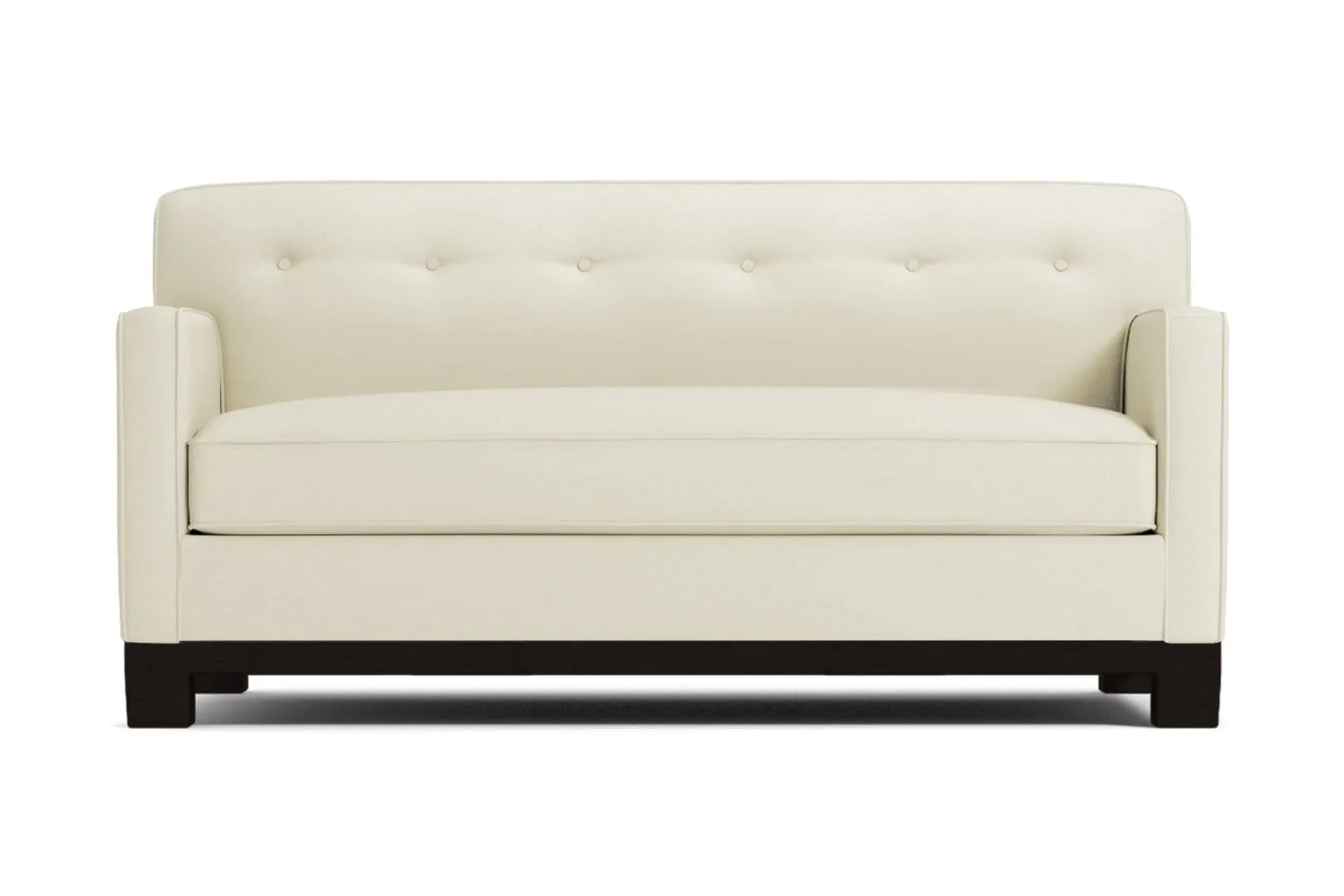 Harrison Ave Apartment Size Sleeper Sofa Bed :: Leg Finish: Espresso / Sleeper Option: Deluxe Innerspring Mattress