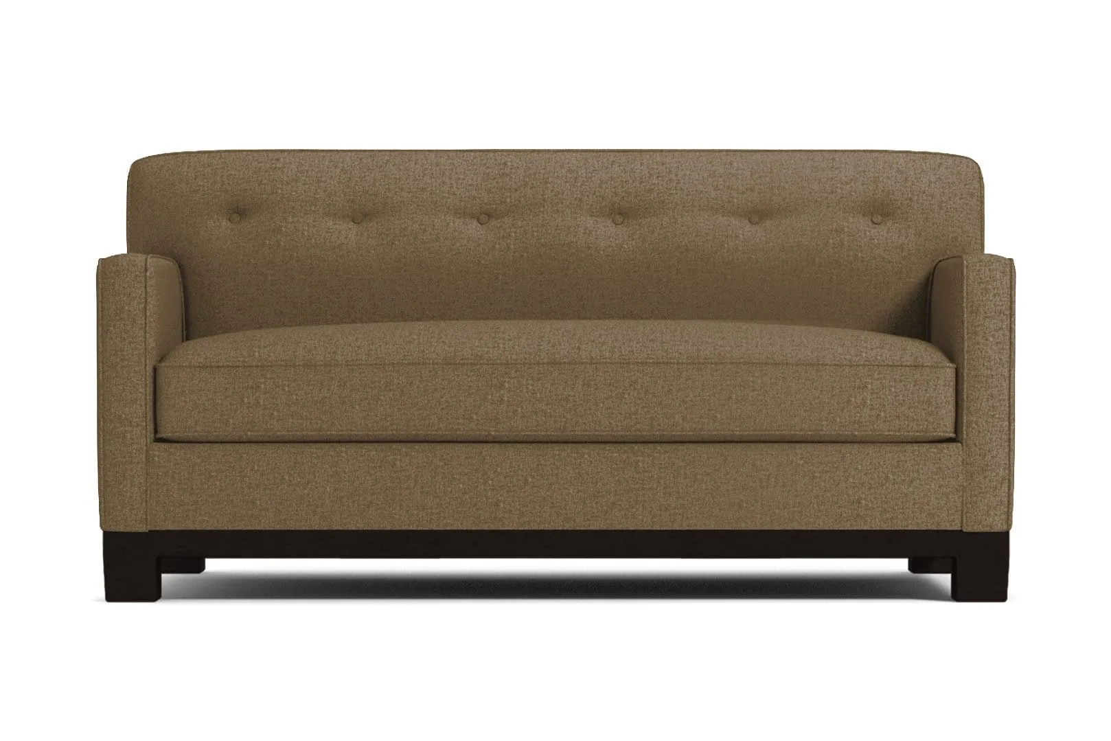 Harrison Ave Apartment Size Sleeper Sofa Bed :: Leg Finish: Espresso / Sleeper Option: Deluxe Innerspring Mattress