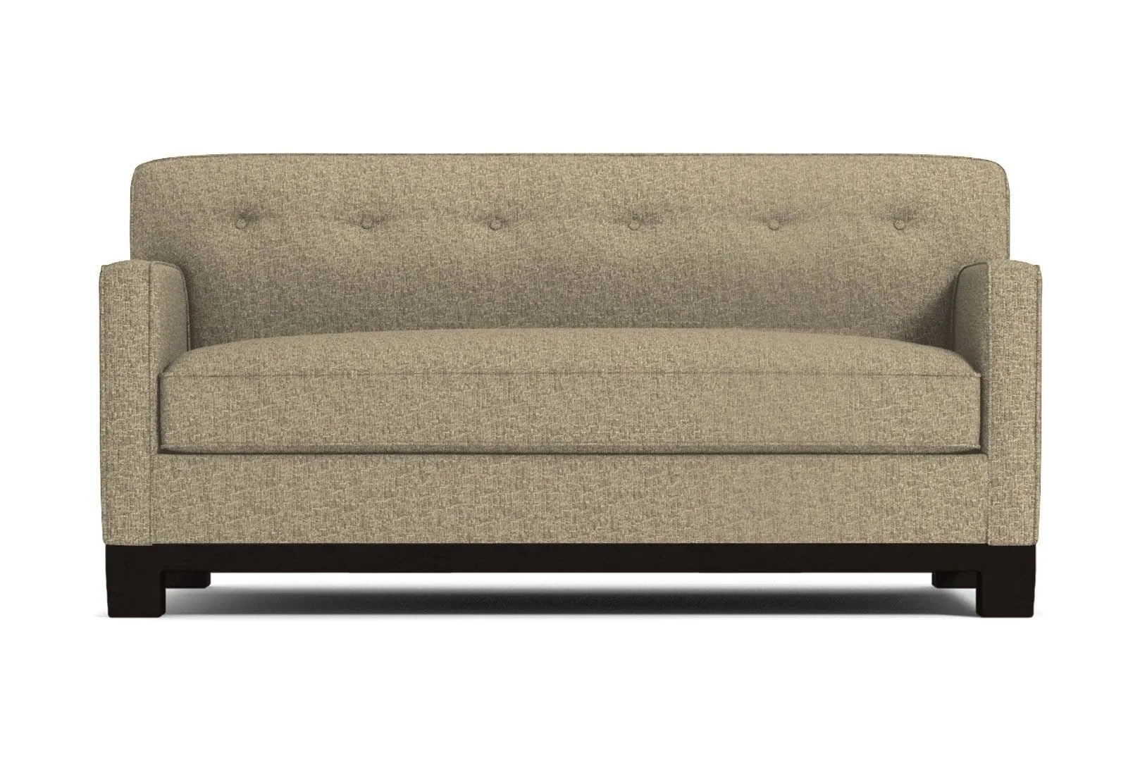 Harrison Ave Apartment Size Sleeper Sofa Bed :: Leg Finish: Espresso / Sleeper Option: Deluxe Innerspring Mattress