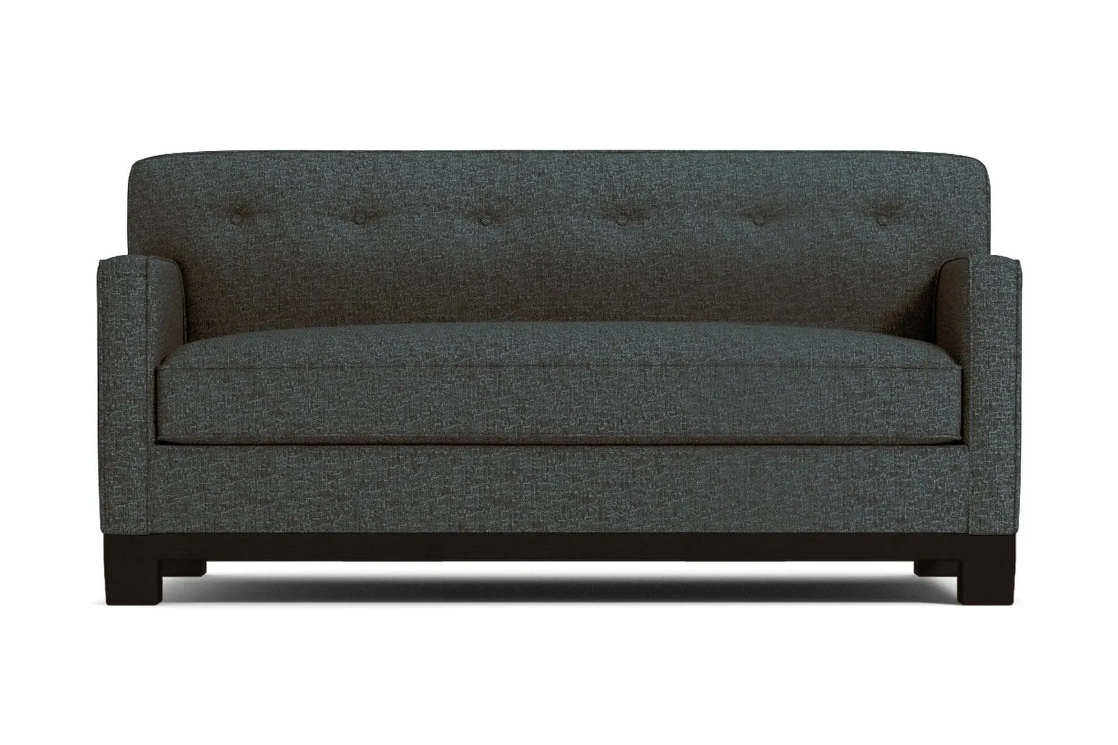 Harrison Ave Apartment Size Sleeper Sofa Bed :: Leg Finish: Espresso / Sleeper Option: Deluxe Innerspring Mattress