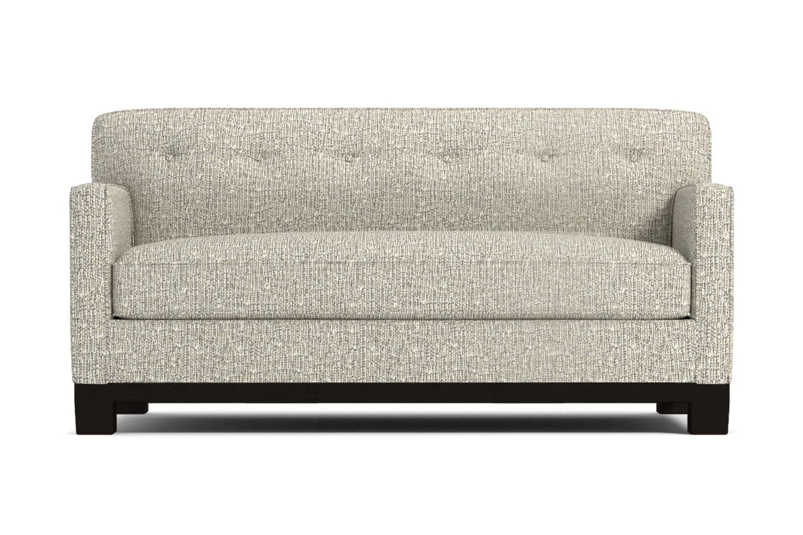 Harrison Ave Apartment Size Sleeper Sofa Bed :: Leg Finish: Espresso / Sleeper Option: Deluxe Innerspring Mattress