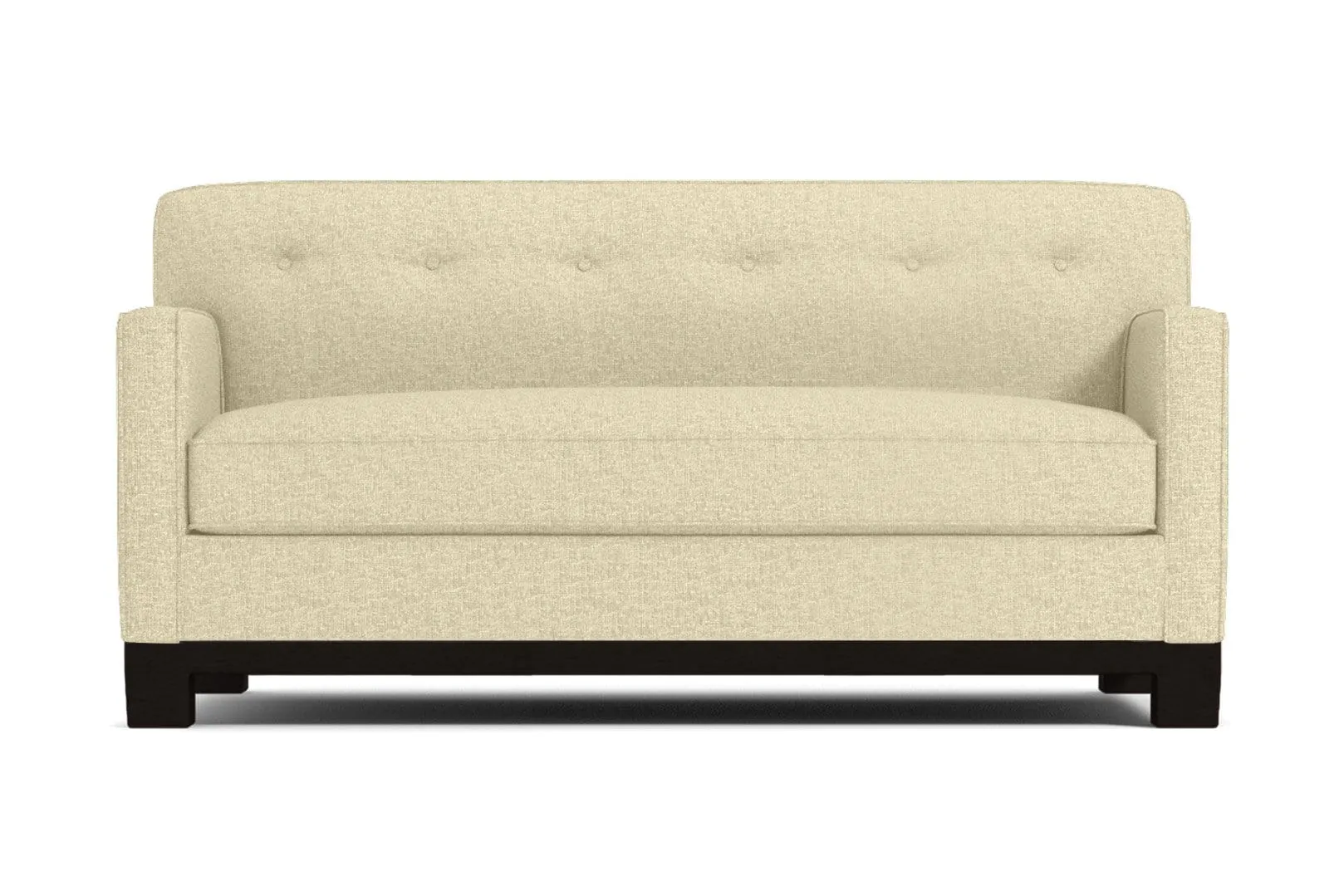 Harrison Ave Apartment Size Sleeper Sofa Bed :: Leg Finish: Espresso / Sleeper Option: Deluxe Innerspring Mattress