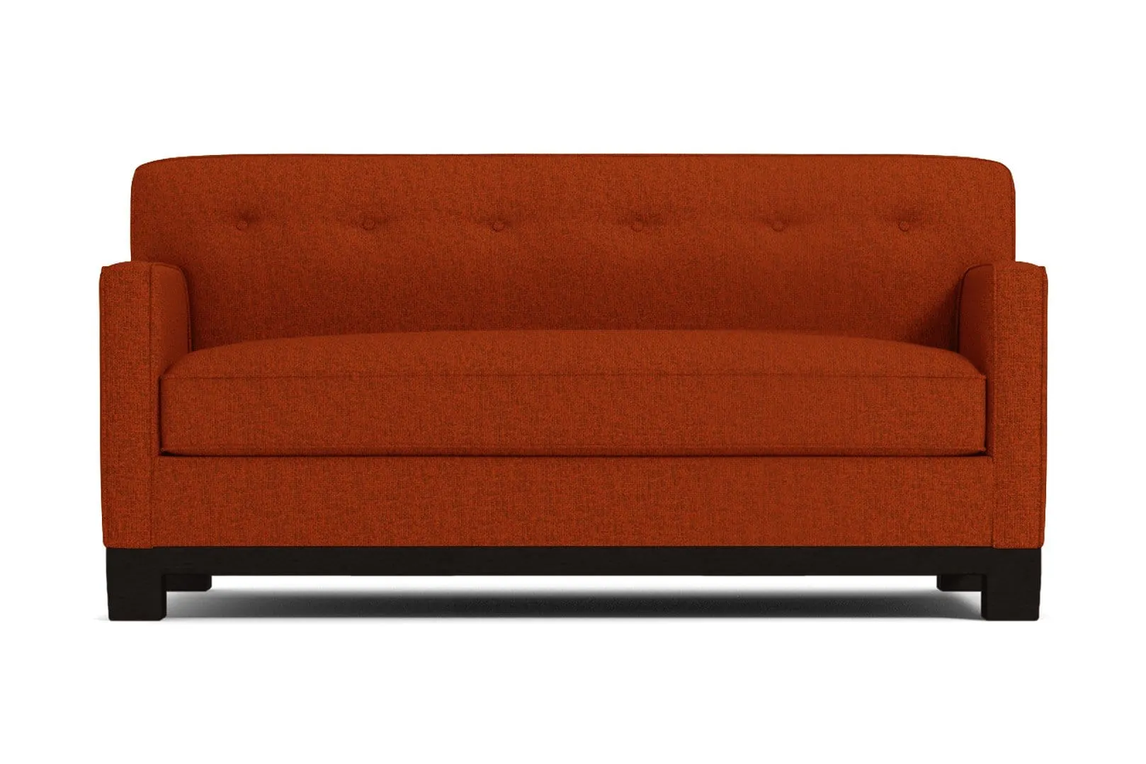 Harrison Ave Apartment Size Sleeper Sofa Bed :: Leg Finish: Espresso / Sleeper Option: Deluxe Innerspring Mattress