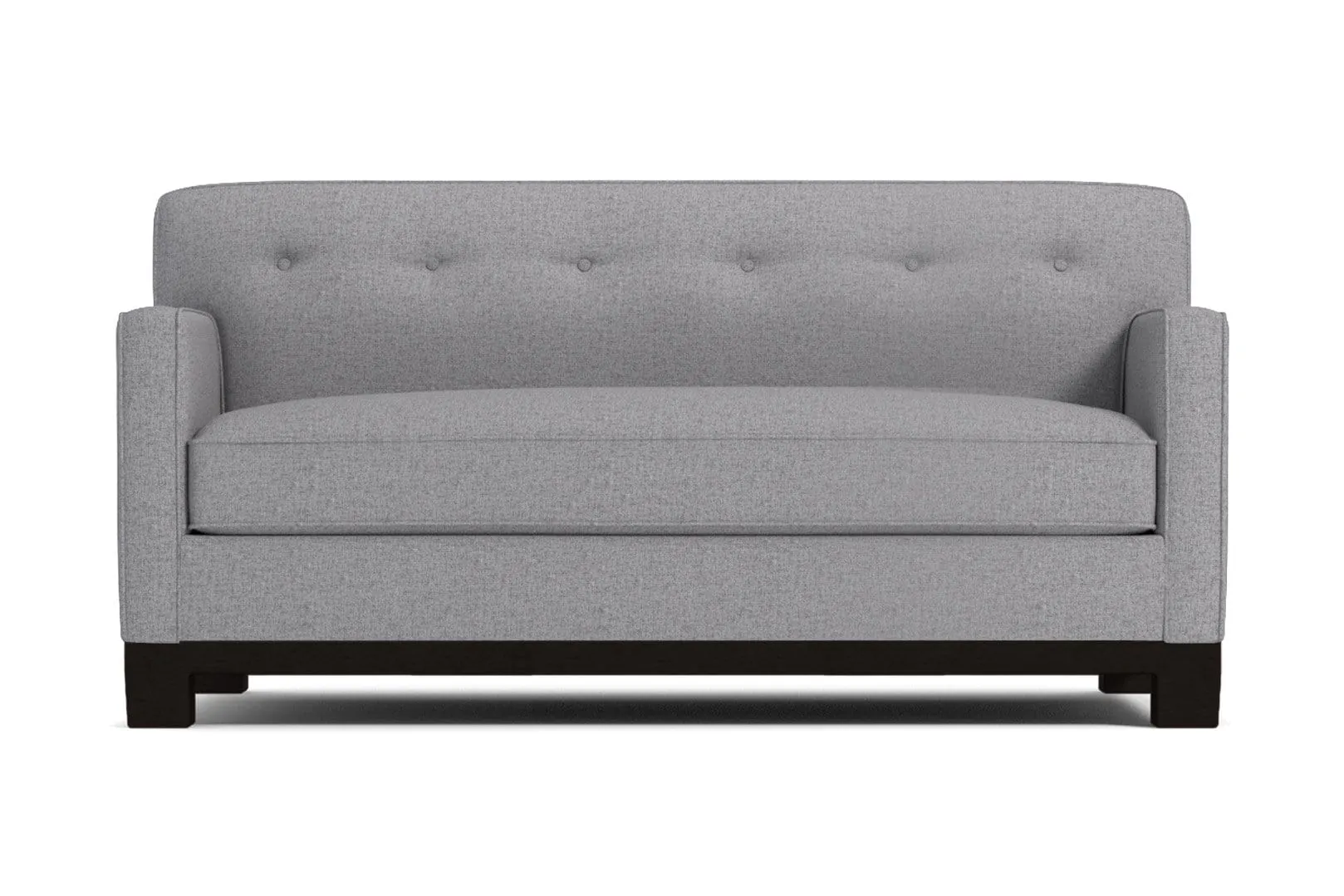 Harrison Ave Twin Size Sleeper Sofa Bed :: Leg Finish: Espresso / Sleeper Option: Memory Foam Mattress