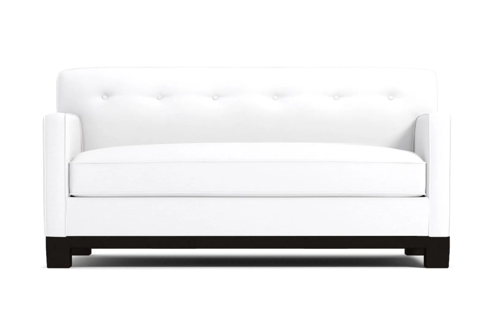 Harrison Ave Twin Size Sleeper Sofa Bed :: Leg Finish: Espresso / Sleeper Option: Memory Foam Mattress