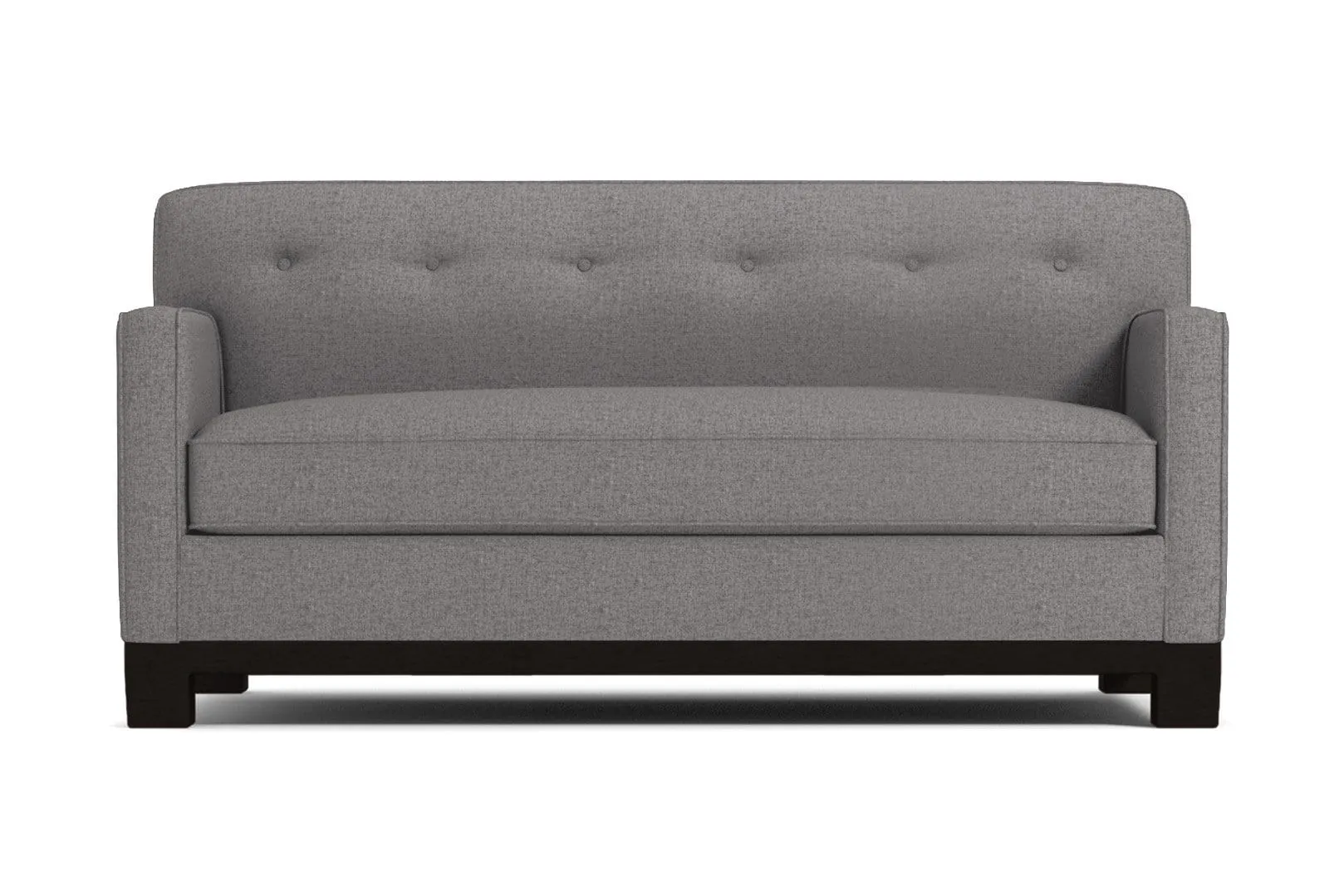 Harrison Ave Twin Size Sleeper Sofa Bed :: Leg Finish: Espresso / Sleeper Option: Memory Foam Mattress