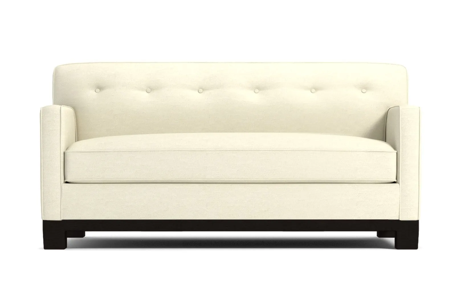 Harrison Ave Twin Size Sleeper Sofa Bed :: Leg Finish: Espresso / Sleeper Option: Memory Foam Mattress