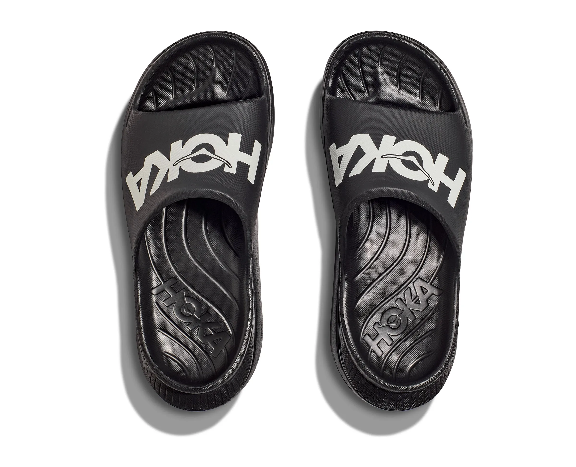 HOKA ORA ATHLETIC SLIDE 恢復拖鞋 黑/白 UNISEX 1155154WHT