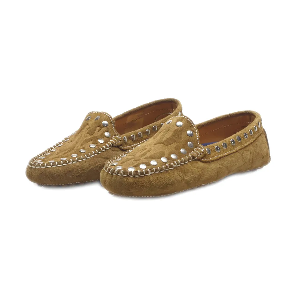 Hyphen Loafers Leather Brown Colour For Women