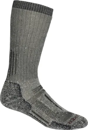 Icebreaker Men&#x27;s Mountaineer Mid Calf Jet Heather/Espresso | Buy Icebreaker Men&#x27;s Mountaineer Mid Calf Jet Heather/Espresso here | Outnorth