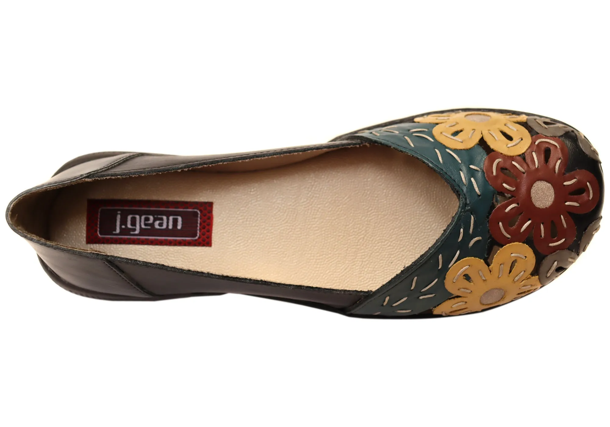 J Gean Lucia Womens Comfortable Leather Shoes Made In Brazil