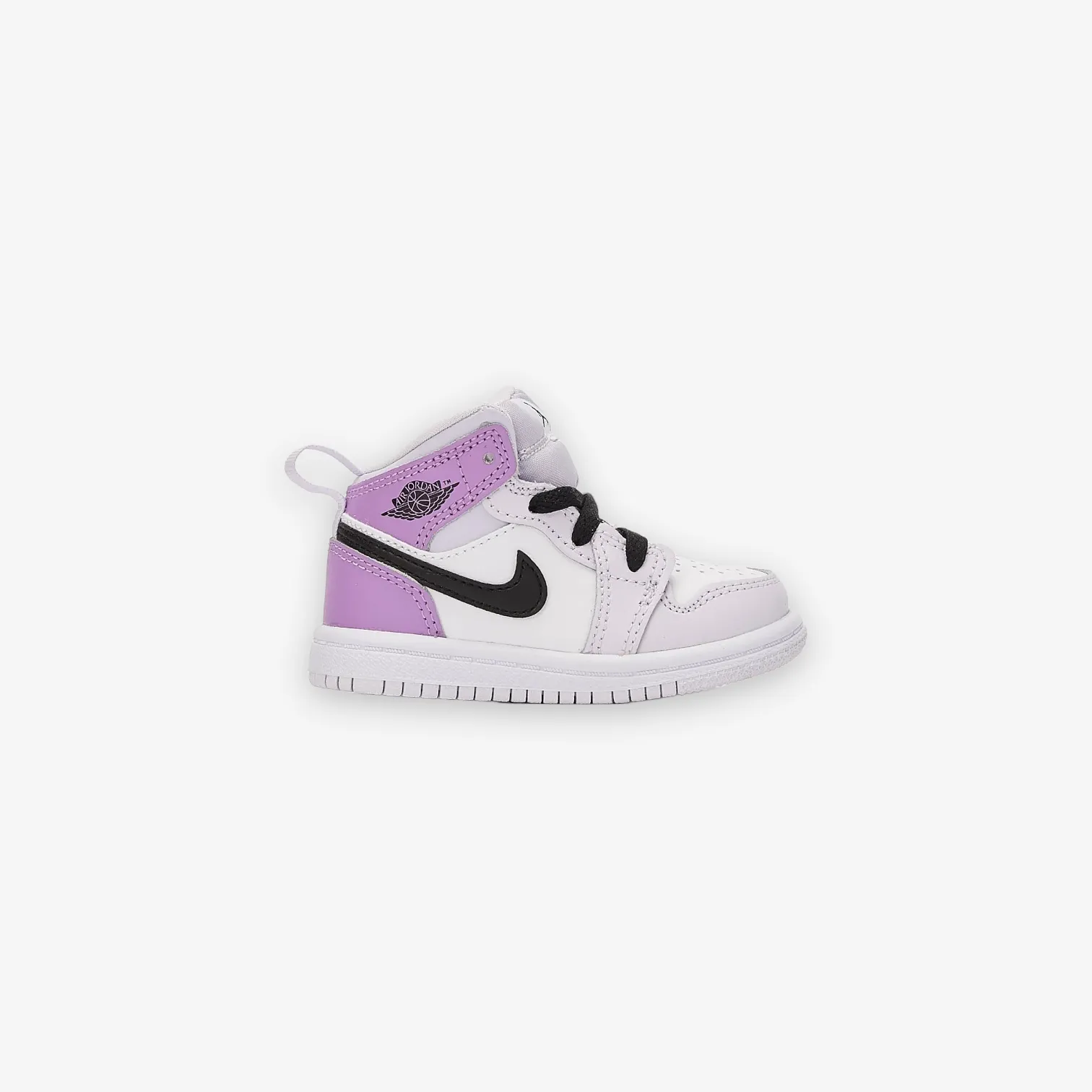 Jordan 1 Mid (TD) Barely Grape Black White DQ8425-501