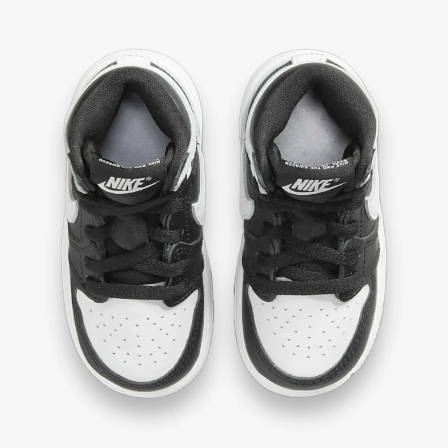 Jordan 1 Retro High OG TD Black White Toddler Sizes FD1413-010