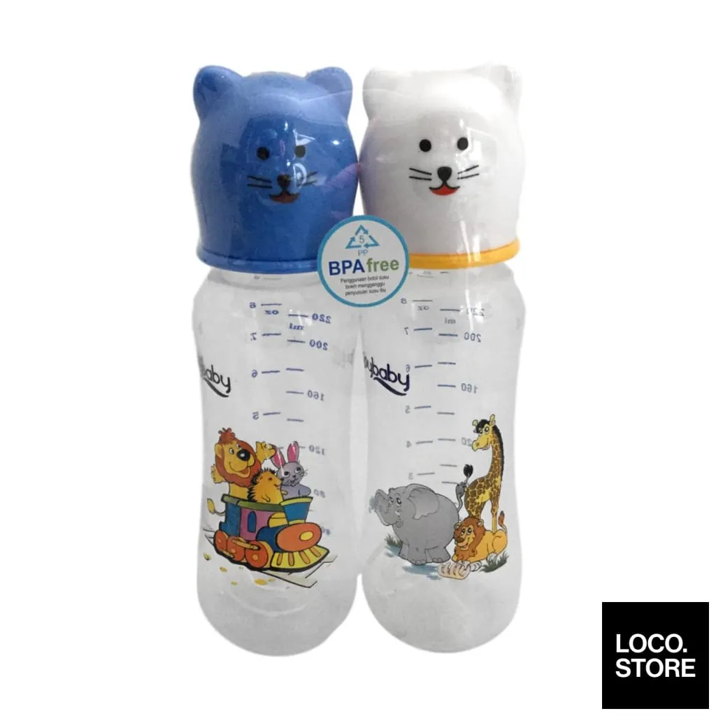 Joybaby Bottle Value Pack Streamlined 240ml X 2 Cat Hood