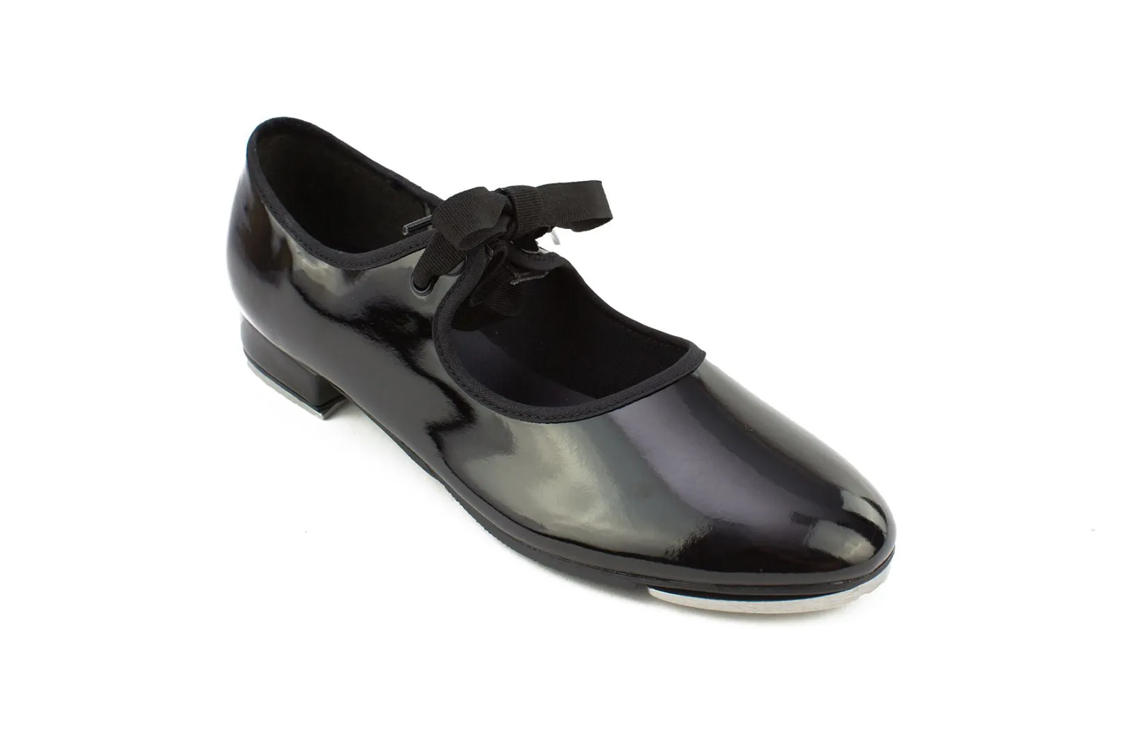 Kylie-- Children's Economy Tap Oxford -- Black Patent