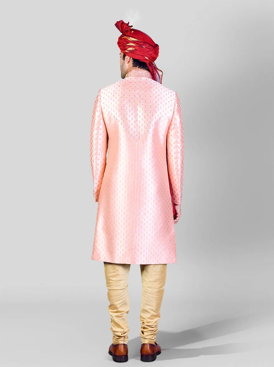 Light Pink Sherwani | Azania