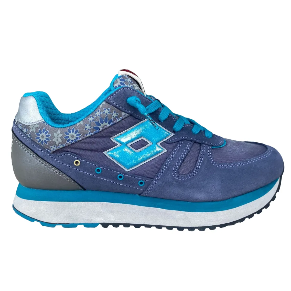 Lotto Leggenda scarpa sneakers da donna Tokyo Wedge W R4215 blu