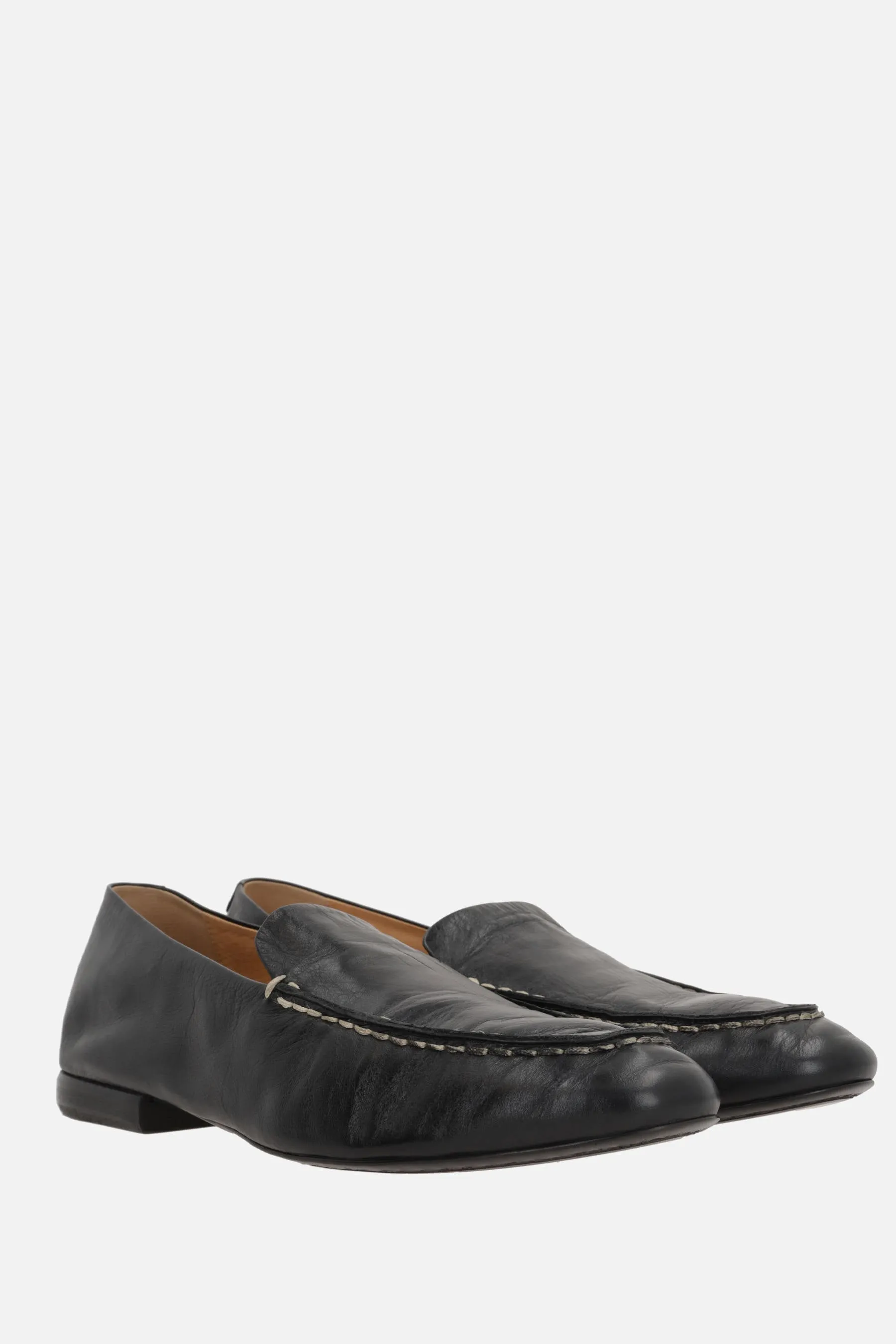 Mandolo loafers in shiny leather