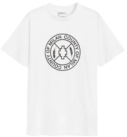 Marcelo Burlon Skate Cross Regular T-Shirt White Black