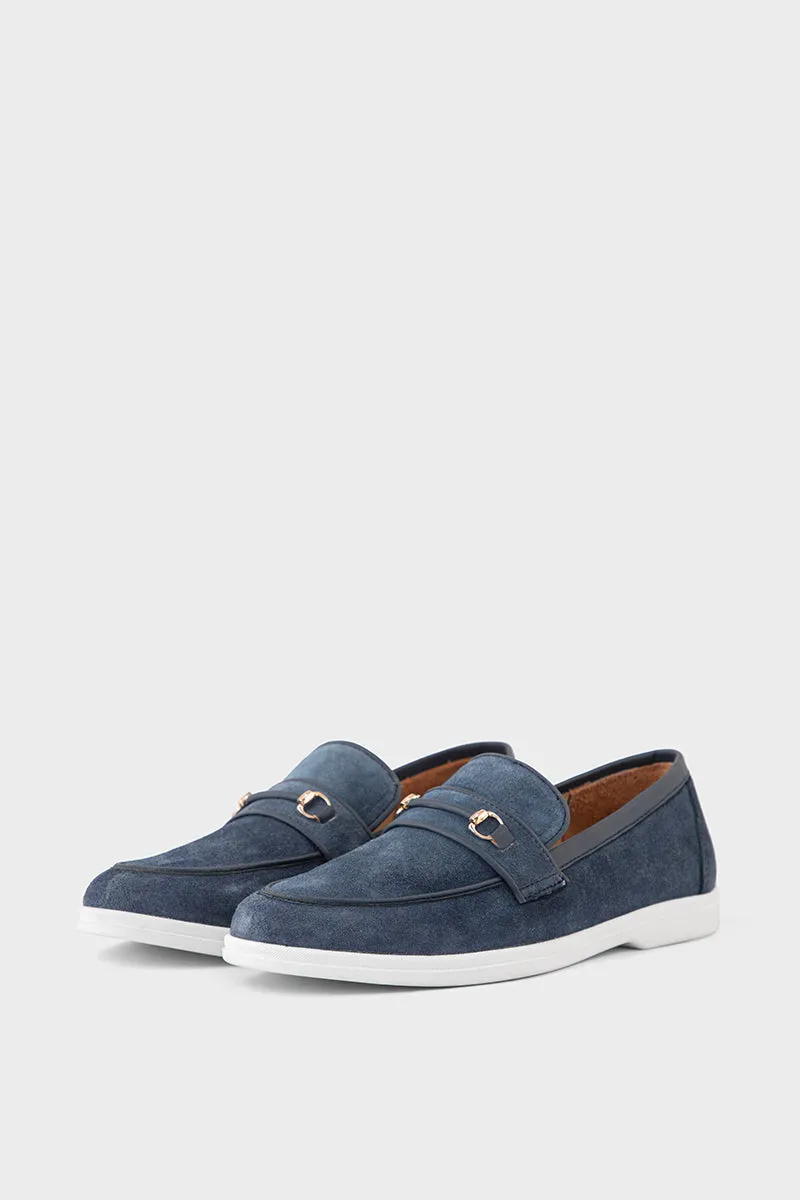 Men Formal Loafers MF7005-Navy