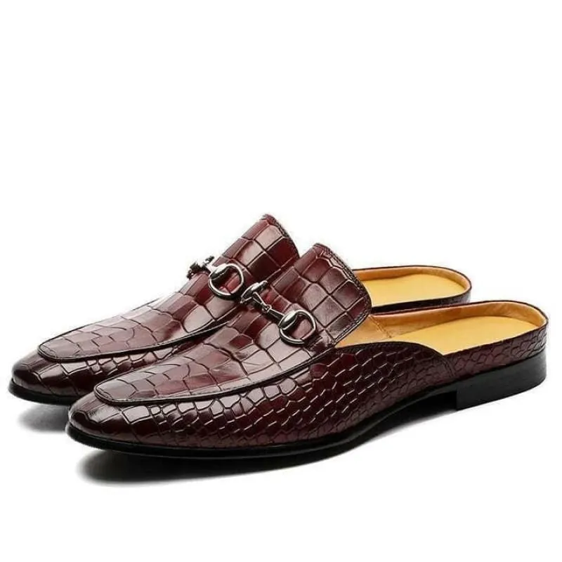 Men's Backless Moccasin Loafers for Casual Style and Comfort