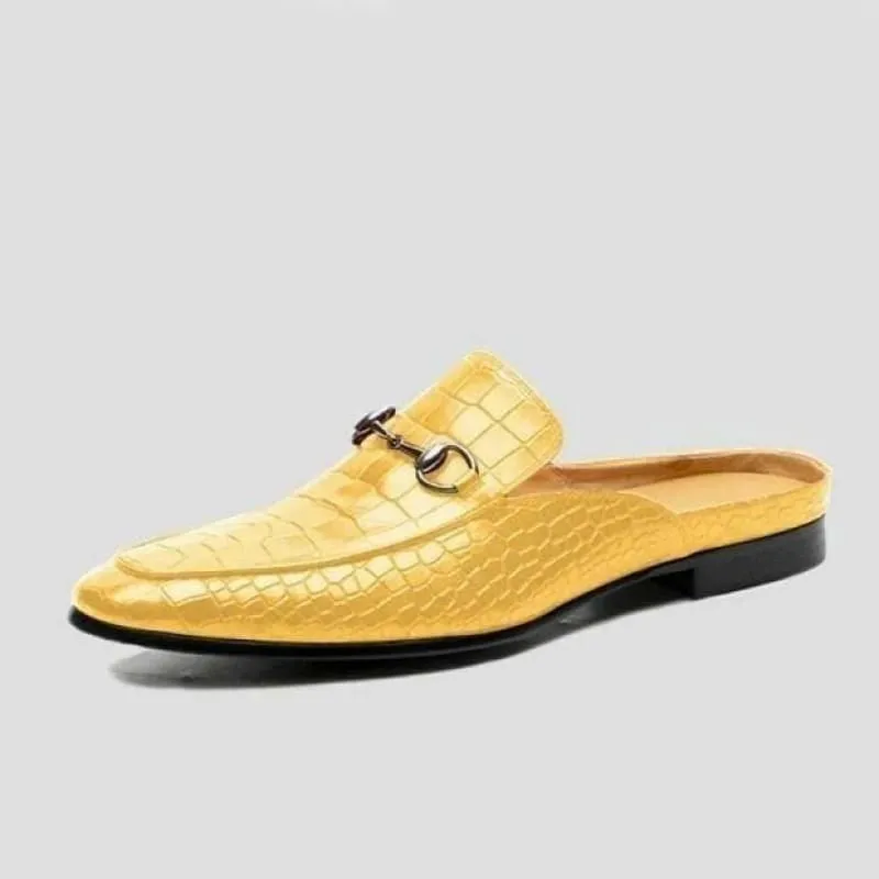 Men's Backless Moccasin Loafers for Casual Style and Comfort