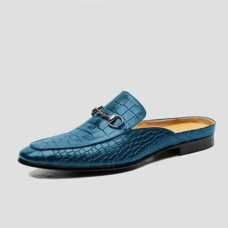 Men's Backless Moccasin Loafers for Casual Style and Comfort