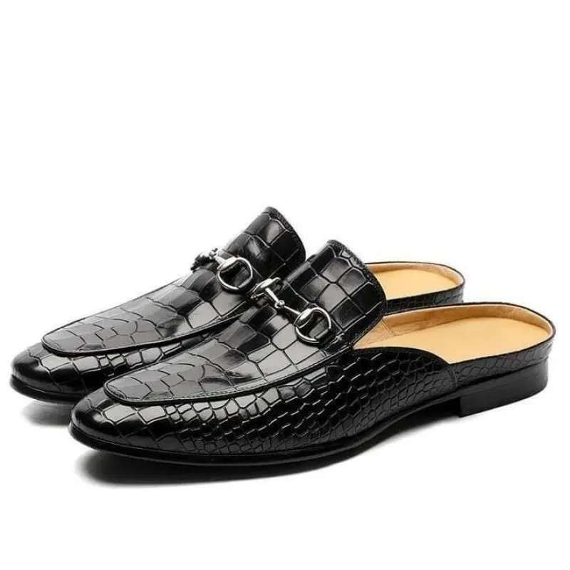 Men's Backless Moccasin Loafers for Casual Style and Comfort