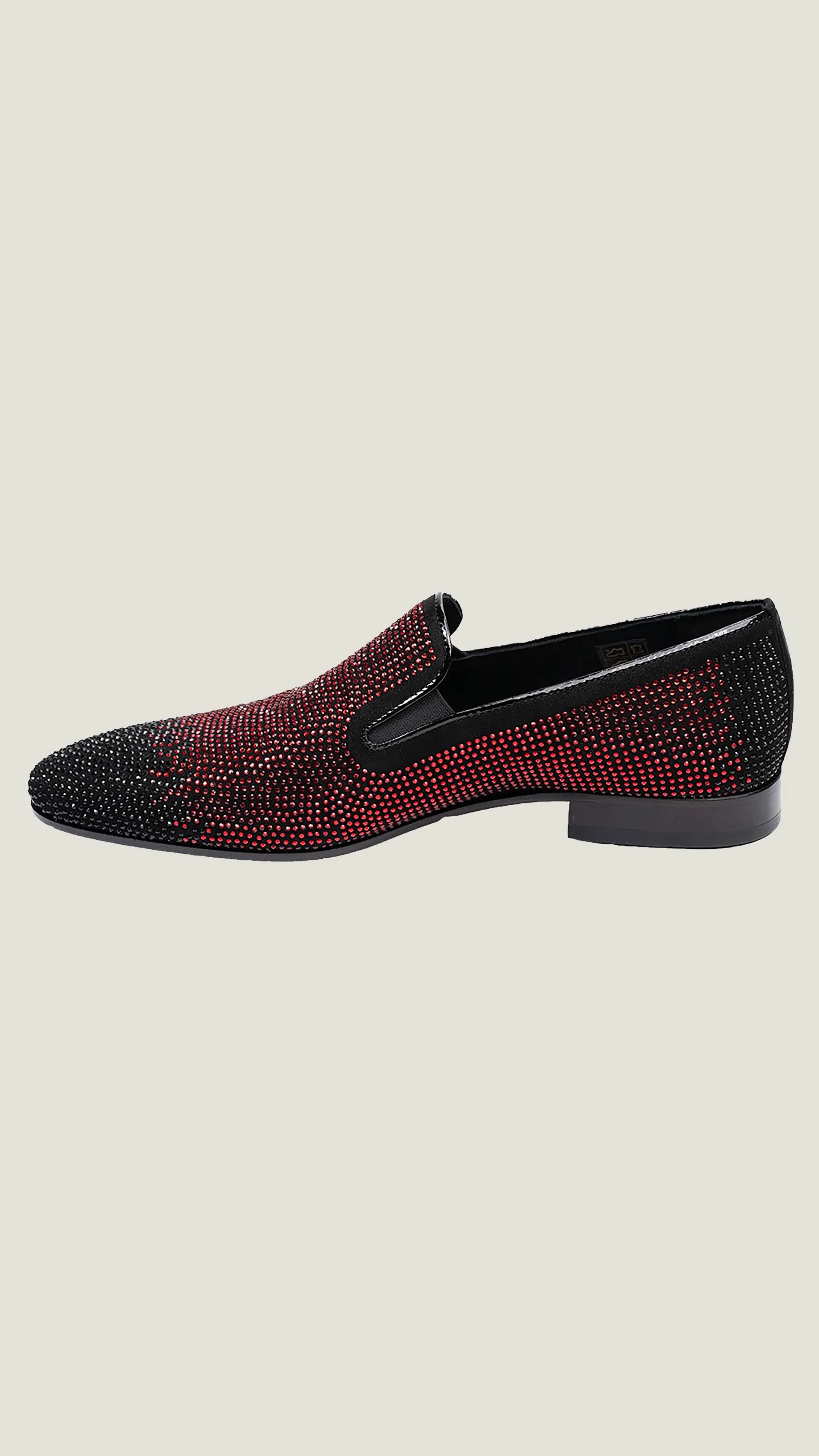 Men's Designer Crystal-Embellished Loafers by Vercini