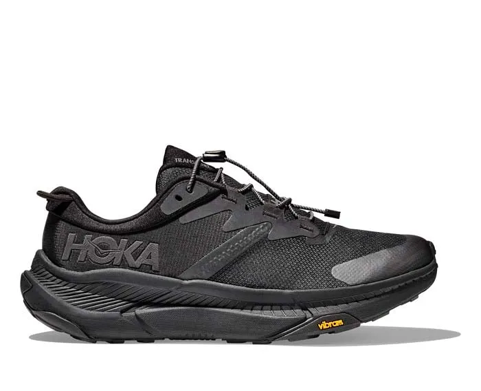 Mens Hoka Transport in Black/Black