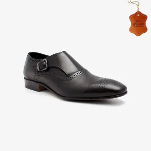 Mens Monkstrap Leather Shoes