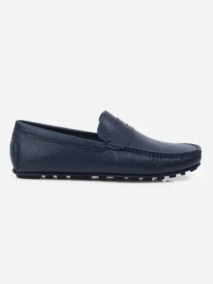 Men's Navy Moc Toe  Casual Loafer (IX4110)