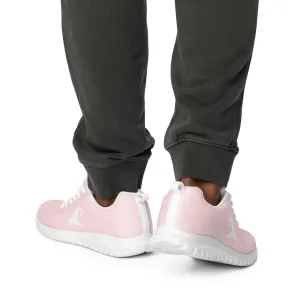 Men’s Soft Pink Athleisure Shoes with Extremely Stoked Epic Wave Logo