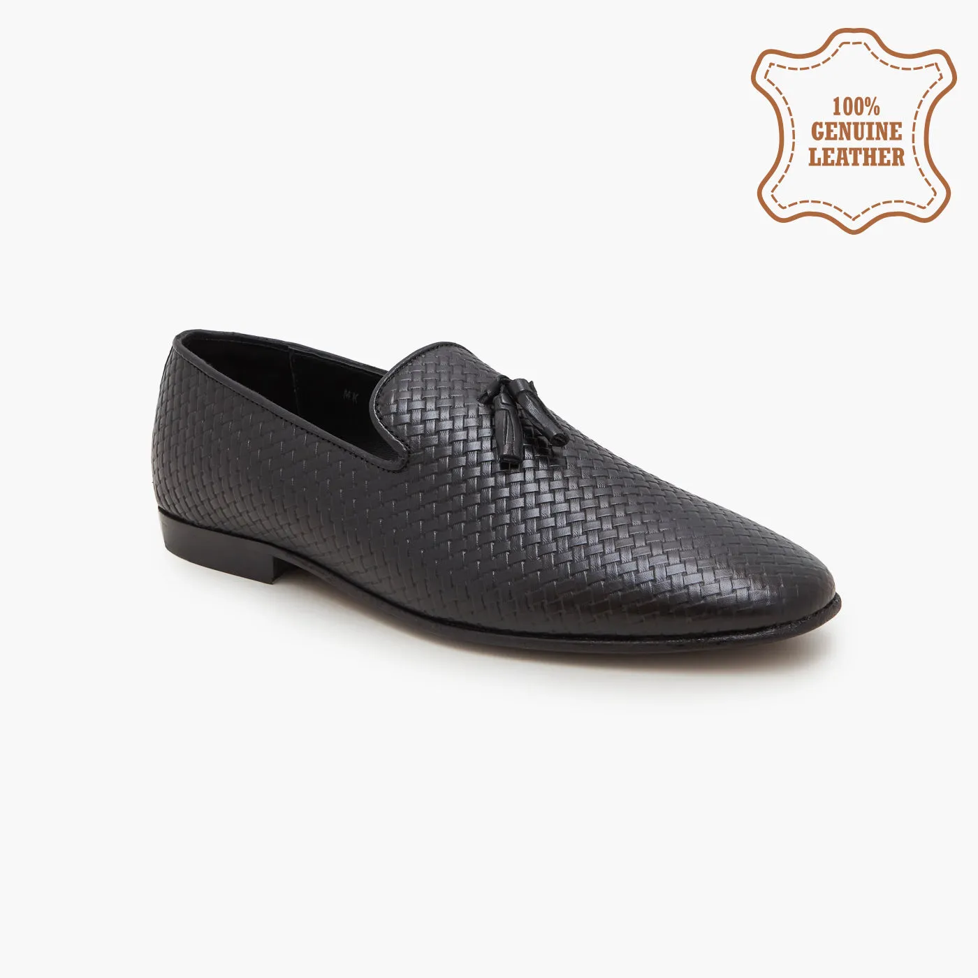 Men's Textured Loafers