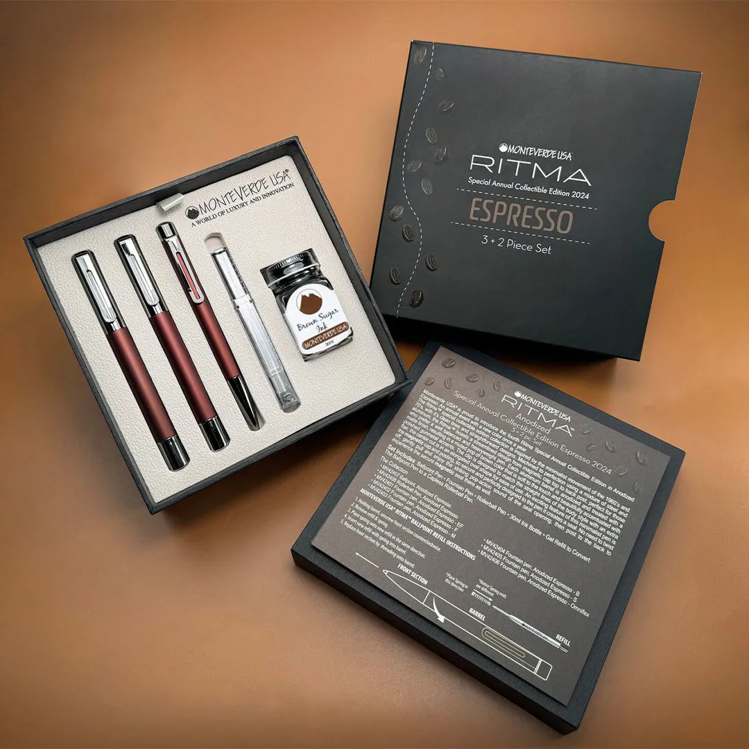 Monteverde Ritma Special Annual Collectible Edition 2024 Espresso 3 2 Piece Set