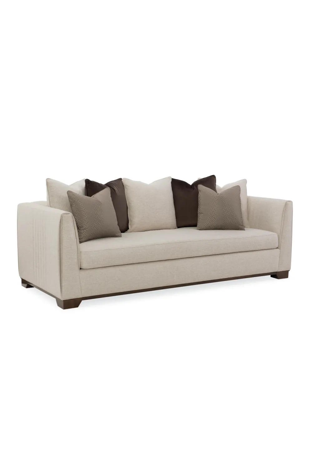 Neutral-Toned Sofa | Caracole Moderne